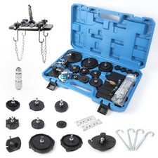 Brake Master Cylinder Bleeder Kit 12Pcs Brake Bleeder Adapter with Japanese Q... picture