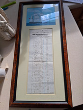 Rare Original 1893 Maritime Document Pharmacy New York Nick Thayer Historical picture