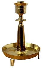 Parzinger Design Dorlyn Brass Metal Candle Holder Vtg Art Hollywood Regency Mcm picture