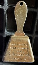 Antique HARBAUGH CO. Piano Dealer Advertising BELL 175 E. Market St. Akron Ohio picture