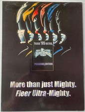 POWER RANGERS MOVIE PRESS KIT/FOLDER W/ 1 SELL SHEET & 1 PROMO CARD FLEER 1995 picture