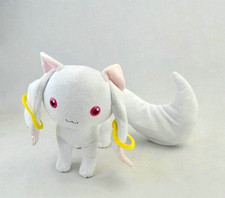 9'' Puella Magi Madoka Magica Magic Kyubey Qbay Cat Soft Stuffed Plush Doll Toy  picture