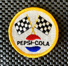 PEPSI-COLA RACING CHECKERED FLAGS VINTAGE EMBROIDERED SEW ON ONLY PATCH 3