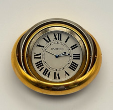 Vintage Cartier “Trinity” Travel Alarm Clock, Ref. 2859 picture
