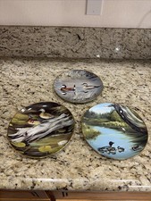 Danbury Mint Wonders of the Wetlands Maynard Reece Duck Plates Lot of 3 Vintage picture