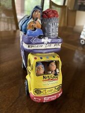 Peru Clay Bus Folk Art Sculpture Hand Crafted Painted picture
