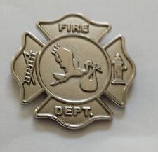 FD Fire Department  STORK PIN picture