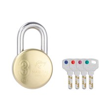 Godrej Navtal Ultra XL+ Brass Padlock | 4 Dimple Keys | Main Door Gate Lock picture