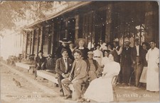 Veranda Scene Bellevue Hotel El Verano CA 1910 Sonoma County Postcard picture