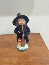 Byers' Choice Halloween Gnome Witch 7203 W/ Broom 2020 picture