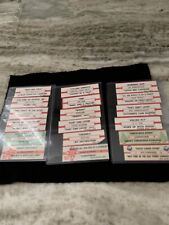 LOT OF 18 DIFFERENT  MIXED JUKEBOX OLD TITLE STRIPS FOR 45 RPM 7