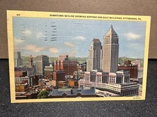 Downtown Skyline, Pittsburgh, Pennsylvania Postcard  picture