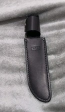 Buck 124 Dark Brown Leather Sheath picture