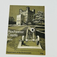 England UK Rochester Castle Lithograph Print Olive Postcard Kent 5.5x3.5in picture