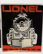 Vintage 23x27.5” Lionel Train Poster. More Than A Toy. A Tradition Since 1900 picture