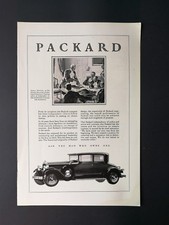 1929 Packard - Original Full Page Vintage Art Deco Ad picture