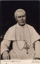 Pope Pius X RPPC Postcard Fot. Ferrello Treviso A De Paoli Venise Italy picture