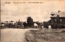 Cape Porpoise Maine View from Crow Hill H. W. Rankin Postcard c1910 picture