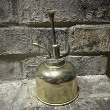 Vintage Brass Atomizer Water Mister Pump Sprayer Diffuser Plant Watering Mister picture