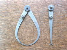 (2) L. S. Starrett Lock-Joint Adjustable Calipers - 6 1/2