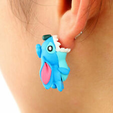 Lilo & Stitch Disney Earrings Cute Carton Biting Anime Ear Studs - US Seller  picture