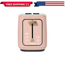Beautiful 2-Slice Toaster Touchscreen Display Rose Icing 900W picture