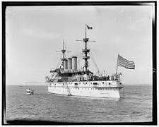 Photo:U.S.S. New York Battleship at Sea 1894 picture