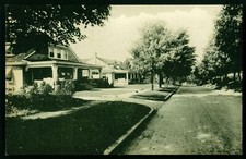 Pennsylvania, Muncy - South Main Street Residential - 1930s-40s B&W Postcard picture