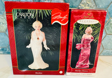 1996 Carlton Card Marilyn Monroe and 1 Hallmark Christmas Ornamant picture