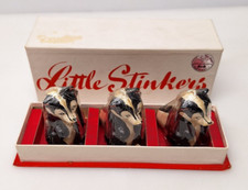 Little Stinkers Pure Castile Soap Skunks Vintage Austrian Pepe Le Pew Hand Craft picture