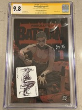 Absolute Batman 22 Seth Mann CGC 9.8 SIGNED & JOKER CARD REMARK 3 Of 3 picture
