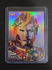 Topps 2026 Marvel Neon Marvel Murals MU-1 Iron Man Hologram Tristan Eaton picture