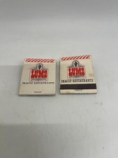 SET OF 2 LUMS Family Restuarant Vintage 20-Strike Matchbook Full Unstruck picture