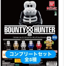 BOUNTY HUNTER Skull-kun Miniature Figure complete set 5 Capsule Toy Japan New FS picture