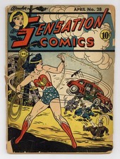 Sensation Comics #28 FR 1.0 1944 picture
