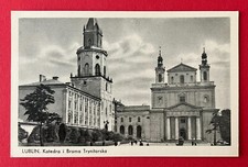 Postcard Lublin in Poland around 1940 the Cathedral and the Trinity Gate (156377 picture