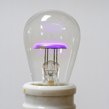 GE  AR-1 Argon Purple Glow Vintage UV light Bulb (#5) picture