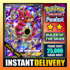 Pokemon TCG Pocket - Hoopa EX - Full Art ⭐⭐ Ruler of the Skies - English ✅ picture