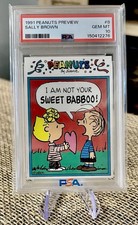 PSA 10 SALLY Character Card 1991 Peanuts Preview picture