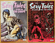 Sexy Tales to Give You the Creeps #1 & #2 (Eros Comix 1995) Full Mini-Series GGA picture