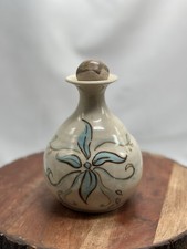 Westwind Pottery Oil Lamp Vase Handmade Signed picture