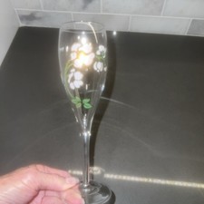 Vintage Perrier-Jouët Belle Epoque HandPainted Floral Champagne Flute  Glass picture