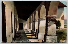 Postcard The Colonnade, Mission San Miguel, California Posted 1911 picture