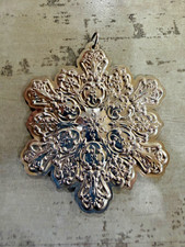Towle 1991 Sterling Silver Snowflake Ornament picture