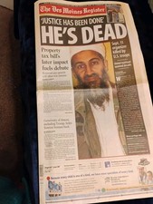 The Des Moines Register Newspaper, Monday May 2, 2011, Justice Done picture