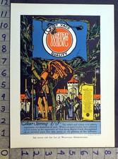 1926 WESTVACO PAPER CHARLES BUCKLES FALLS MILITARY VICTORY ART PRINT AD FC10416 picture