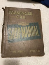 1949 GENUINE CHEVROLET CAR SHOP MANUAL & OWNERS BOOKLET picture