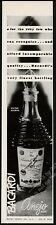 1952 Bacardi rum Anejo heritage decanter photo vintage print ad picture