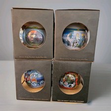 Vintage Harley Davidson Christmas Ornaments [Lot of 4] 1995-2003 USA In Box picture