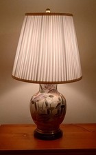Vintage Frederick Cooper Porcelain Table Lamp, Floral Design picture